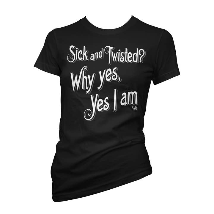 SD1025-BLANCO NEGRO | ¿Enfermo y retorcido? para venta al por mayor de Pinky Star