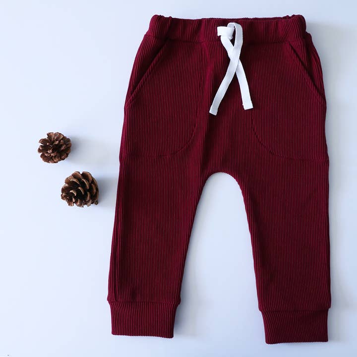 BURGUNDY PANTS for wholesale by Petit Martin