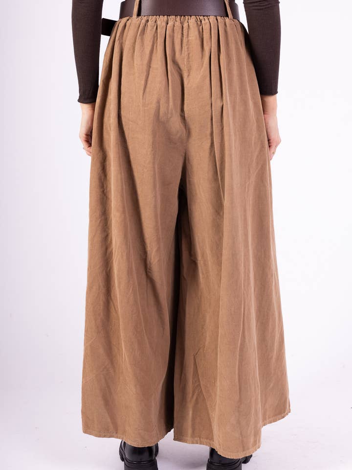 Pépouz' Paris - Wholesale Pants - Women's - Corduroy cotton palazzo pants PPN255113