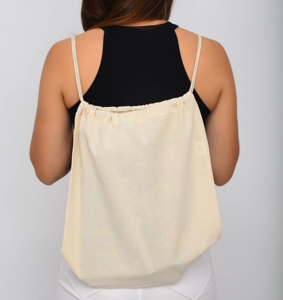 TBF - Wholesale Drawstring Bag - Women's - TBF Organic Cotton Canvas Drawstring Bags - OR183