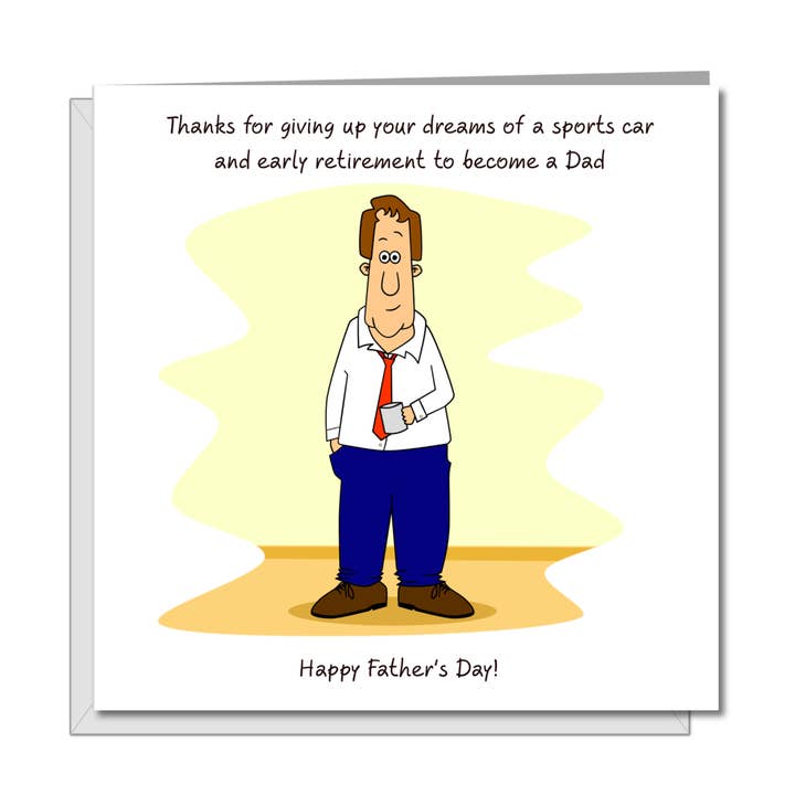 Grappige vaderdagkaart - Amusante humor - Beste papa-dromen voor wholesale door Swizzoo Cards