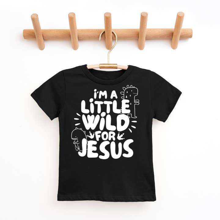 Tea Shirt Shoppe - Wholesale Screen Printed T-Shirt - Kids - I'm A Little Wild For Jesus Youth & Toddler Tee