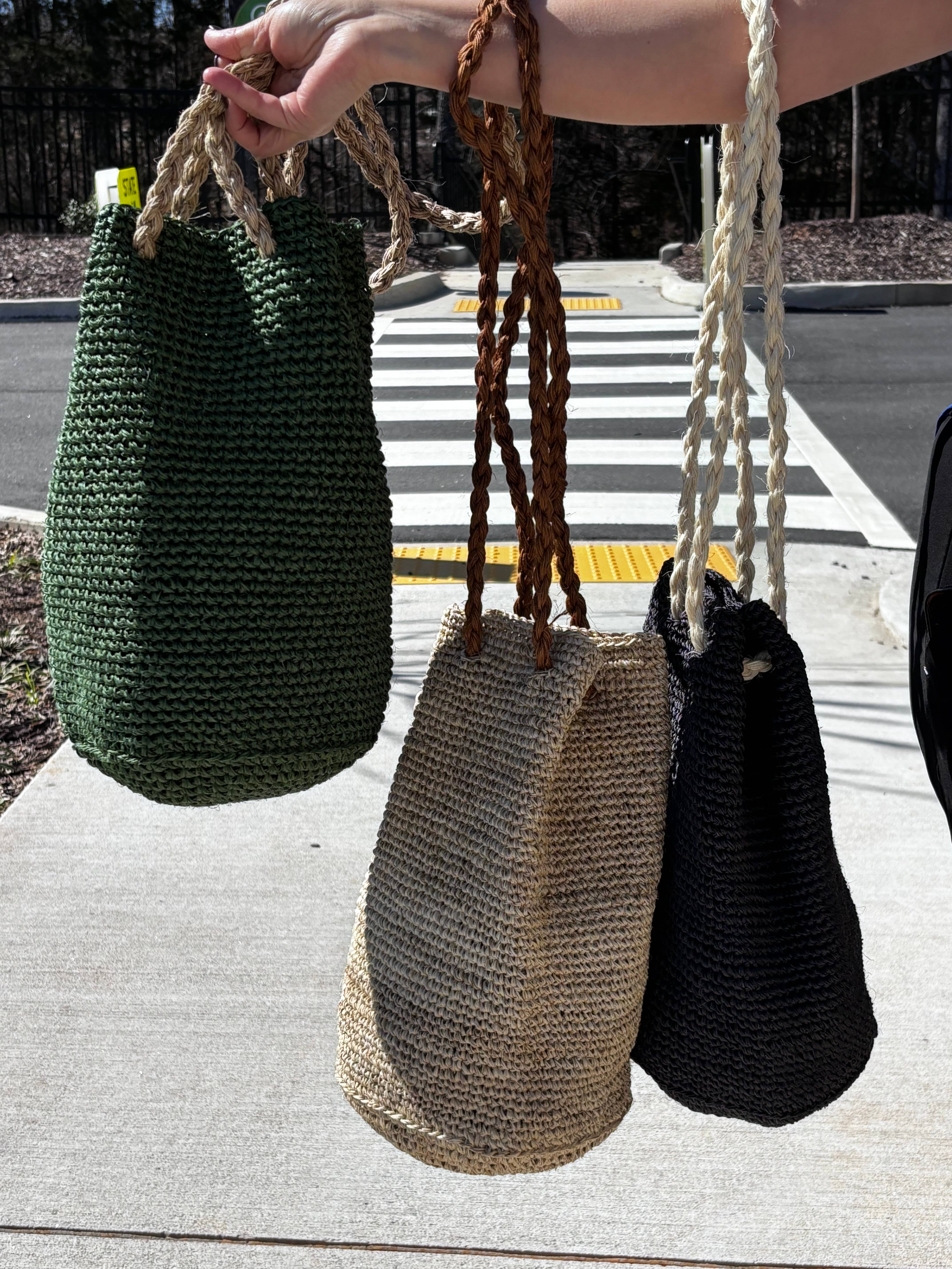 Light Brown Esmeralda Fique Bags: Eco-Chic Bags That Elevate Your Style for wholesale on Faire1