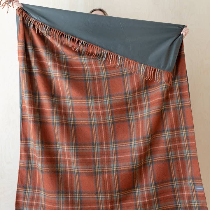 TBCo - Wholesale Picnic Blanket - Recycled Wool Picnic Blanket StewartRoyalAntiqTartan&Carrier1
