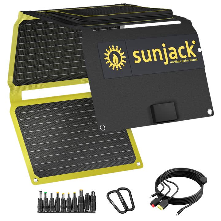SunJack 40 Watt Portable Solar Panel Charger for wholesale by SunJack