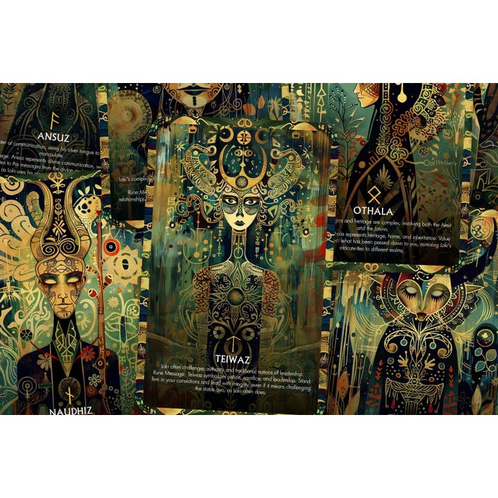 IBIZA TAROT – wholesale Tarot cards – Runes of Loki Oracle Deck - 26 Cards for Divination1