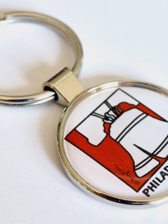 Philadelphia Keychain Liberty Bell for wholesale by Mary Ellis