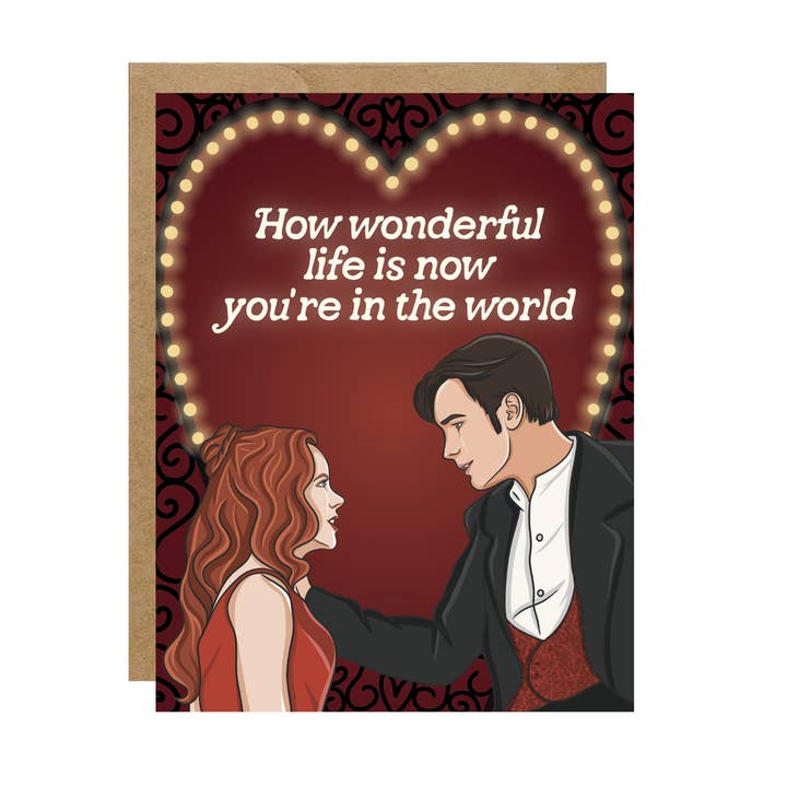 Rouge Pop Culture Card *SALE* for wholesale by Simple Whimsy