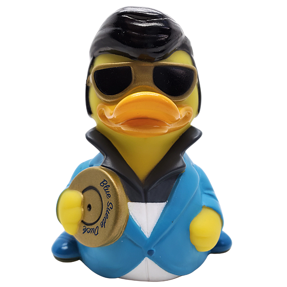 CelebriDucks - Wholesale Bath Toy - Baby - Blue Suede Duck3