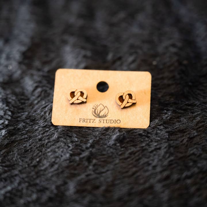 Fritz Studio - Vente Clous d'oreille - Boucles d'oreilles Bretzel - Studs