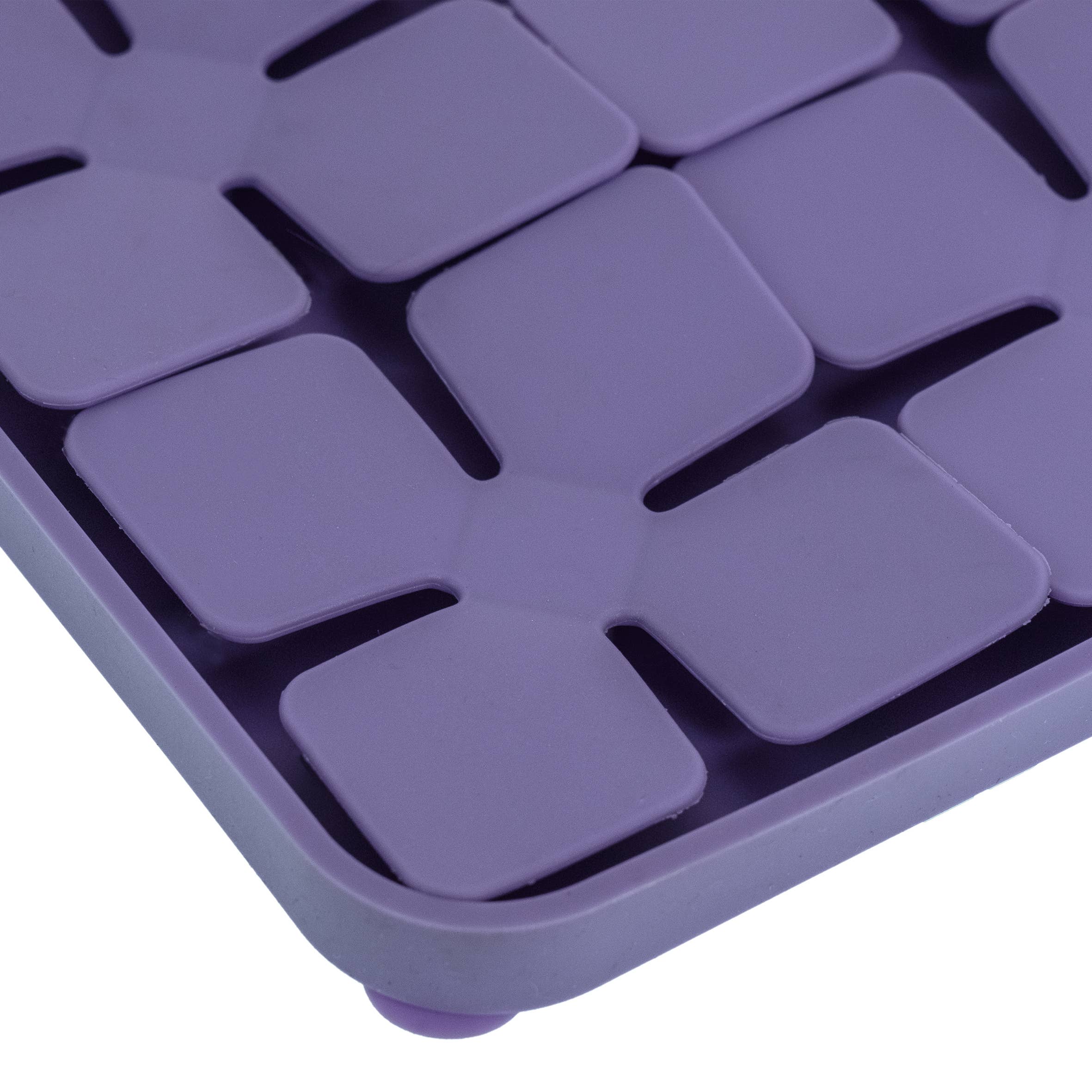 Record - Wholesale Pet Food Mat - Dog - Sniff Mat, Dogs and Cats, Square, Lilac - Record3