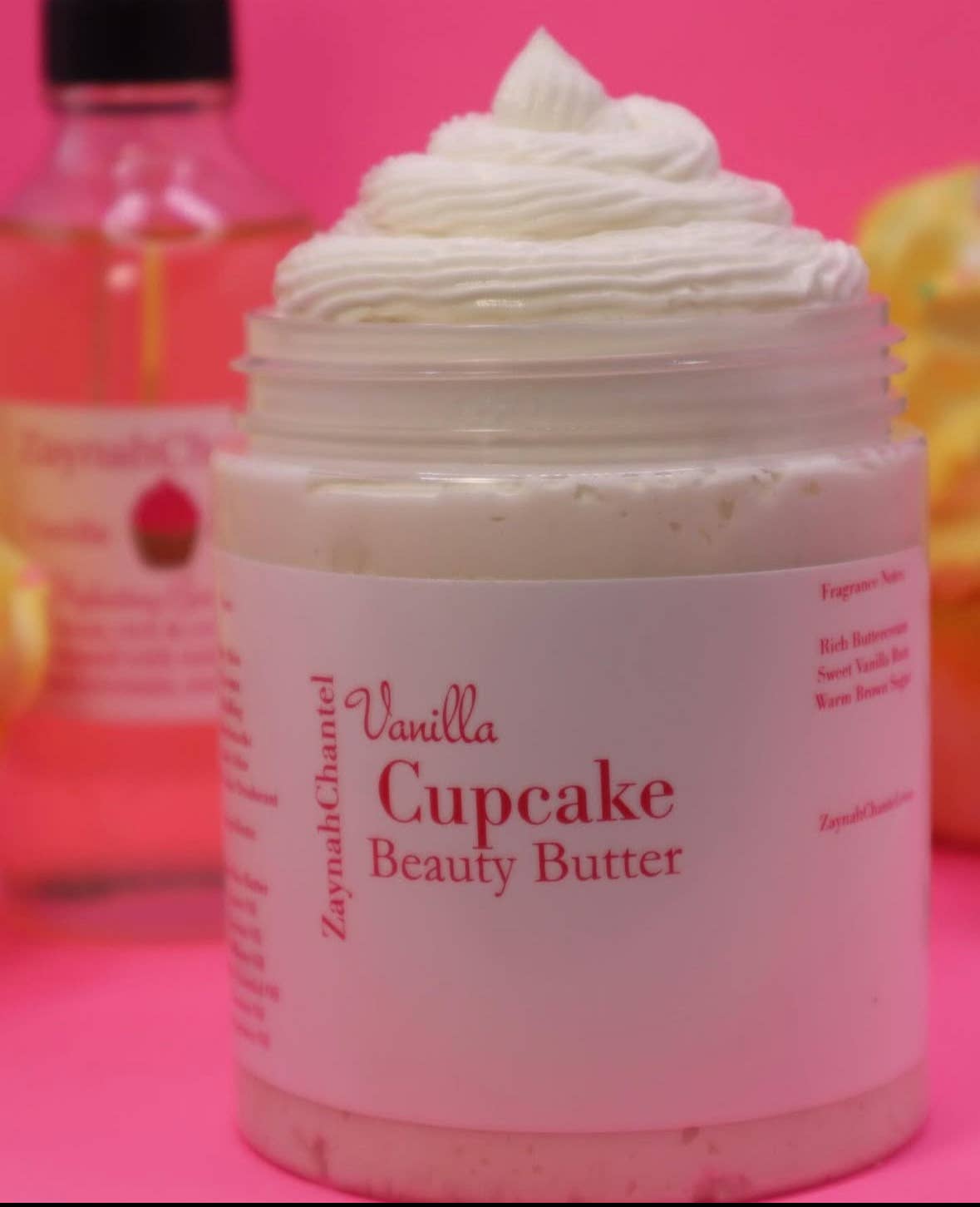 ZaynahChantel LLC - Wholesale Body Balm/Butter - Vanilla Cupcake Beauty Butter2