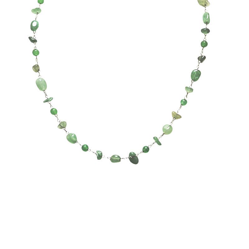 AMORINO SRL – wholesale Pärlband/Pärlhalsband – HALSBAND MED FÄRGADE STENAR - YK22464D8154