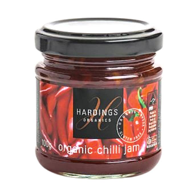 Gourmet World B2B - Wholesale Jam/jelly - Hardings Organic Chilli Jam 100g0