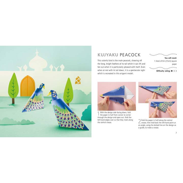 Simon & Schuster - Wholesale Origami/Kirigami Paper - Origami Flowers and Birds by Mari Ono2