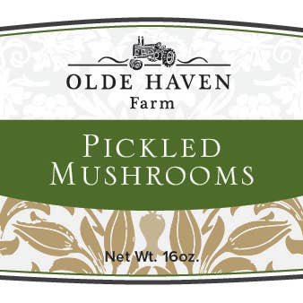 Olde Haven Farm - Wholesale Pickled Vegetables - Pickled Mushrooms 16oz2