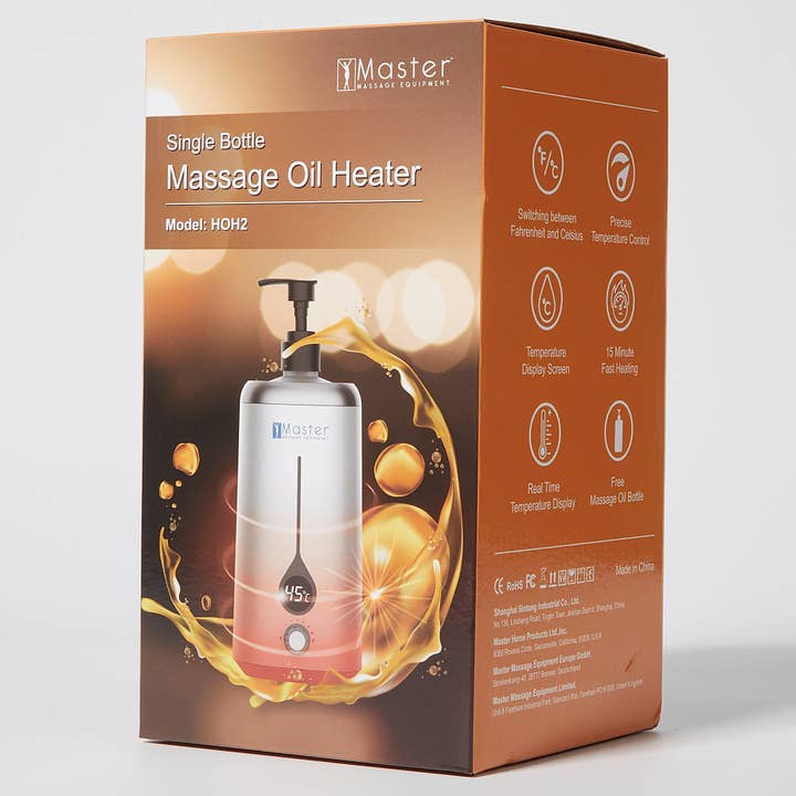 Royal Recliners - Wholesale Body Cream/Lotion - Master Single Bottle Massage Oil Warmer Lotion Warmer Dispenser Heated for Body Cream Heating Device for Massage Therapy & Personal Use- Quick Oil & Lotion Warmer Heats up