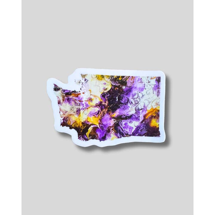 AbstractbyRabrams - Wholesale Sticker - LGBTQ Washington State Sticker Non Binary Pride Trans Pride10