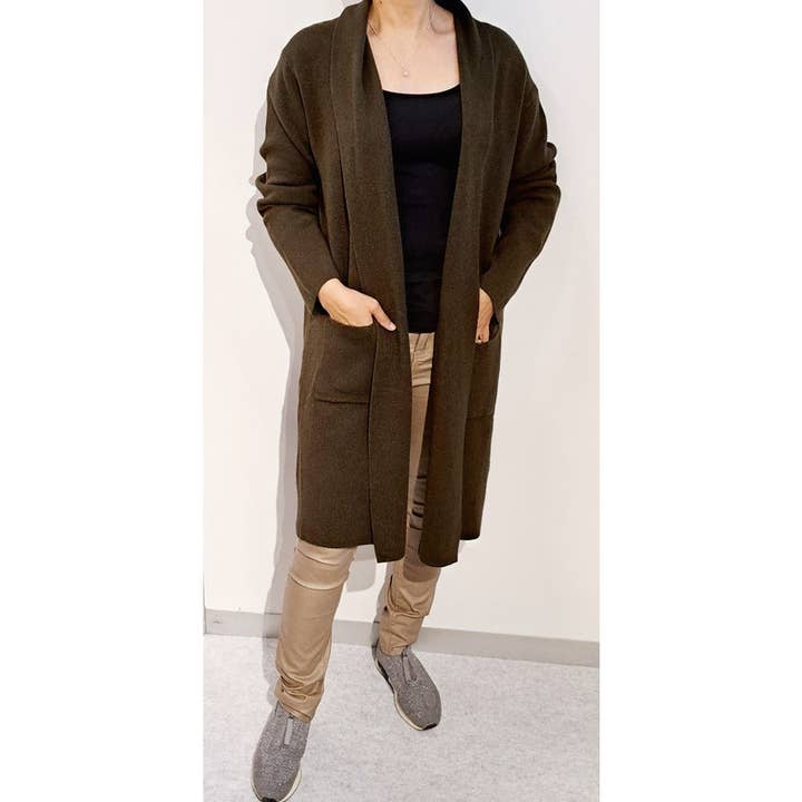 Paradiso Couture – wholesale Kofta - Dam – Sjalkrage Stickad Cardigan-2862