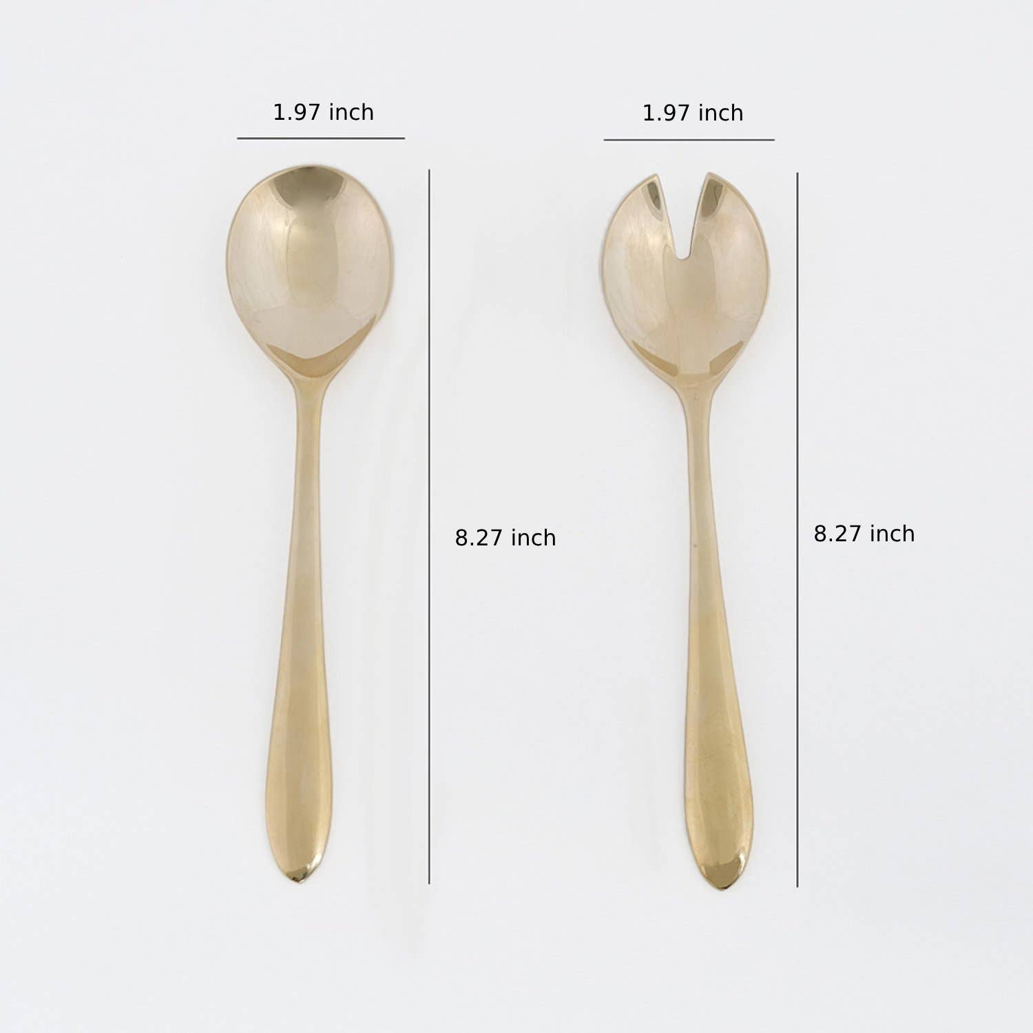 shesay – wholesale Serveringsredskap – BRASS salladsserveringssked lämplig för festscener11