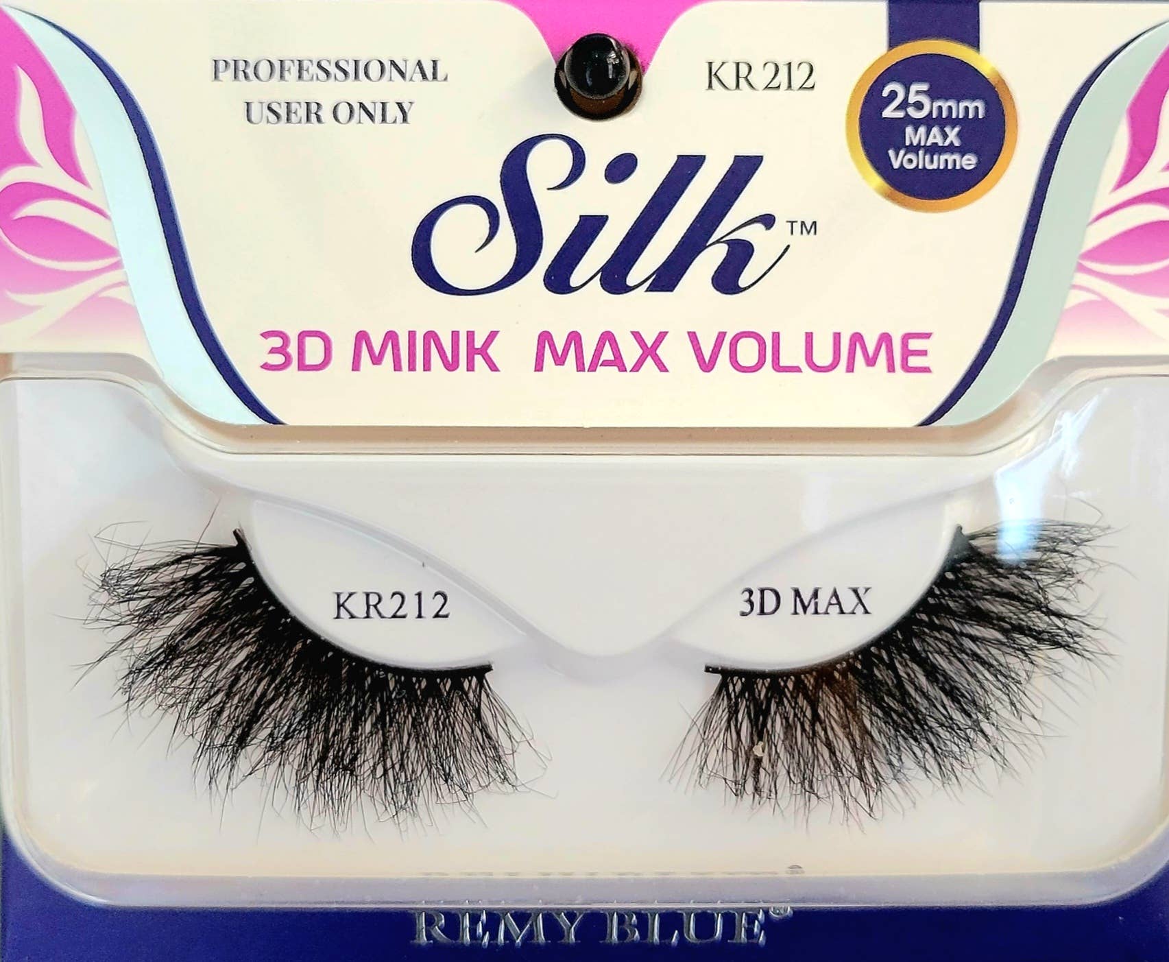 AEsthetic - Venta al por mayor Pestañas postizas - PESTAÑAS DE VISÓN DE SEDA 3D REMY BLUE23