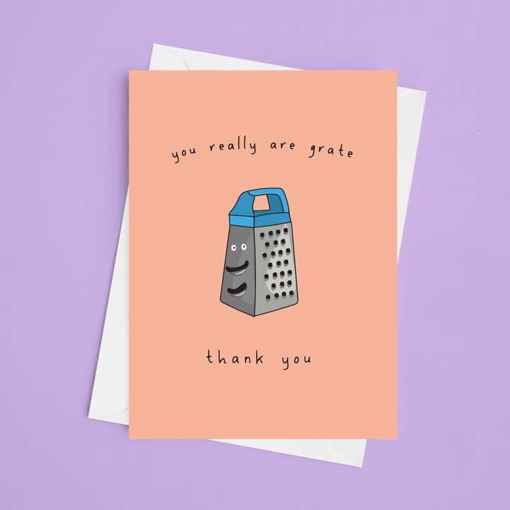 You're Really Grate Dankeskarte, 5 x 7 für den Großhandel von Laura Lonsdale