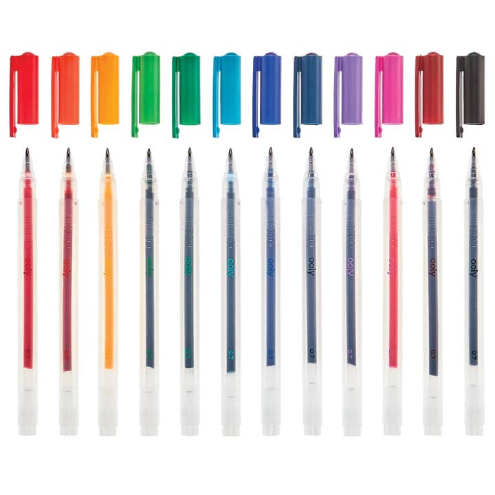 OOLY - Wholesale Pen - Color Luxe: Fine Tip Gel Pens (Set of 12)3