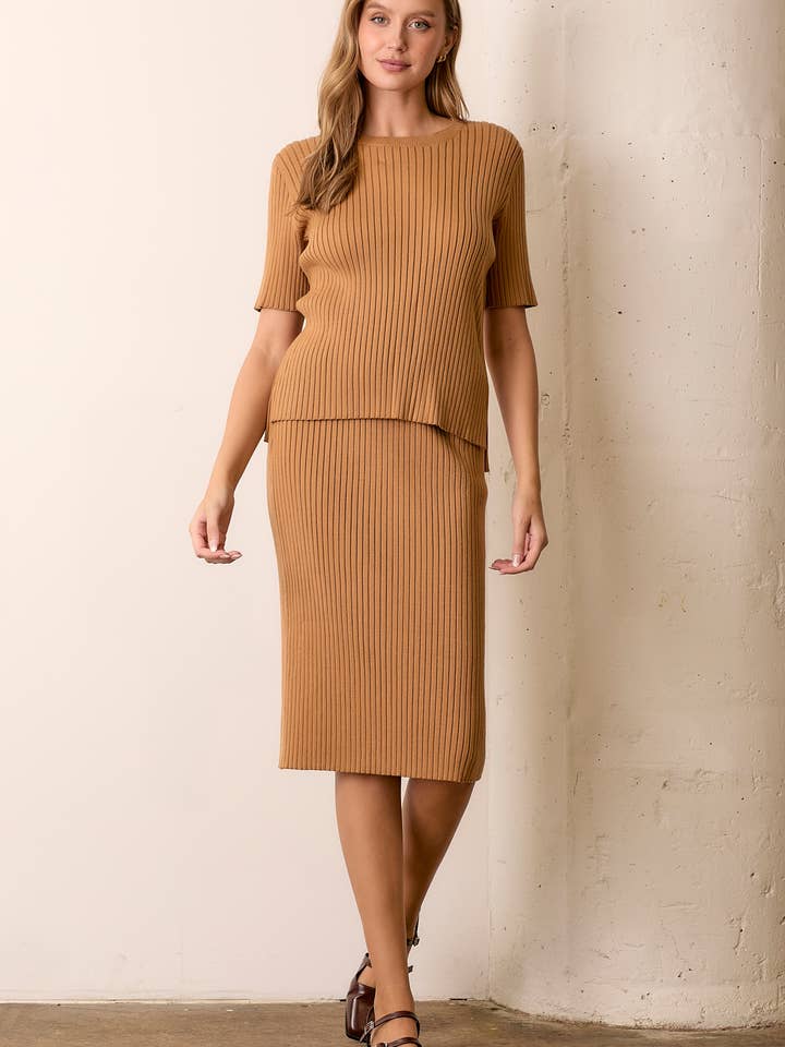 SAIA DE CAMISOLA COM COSTELA por atacado de Polagram by Wellmade USA