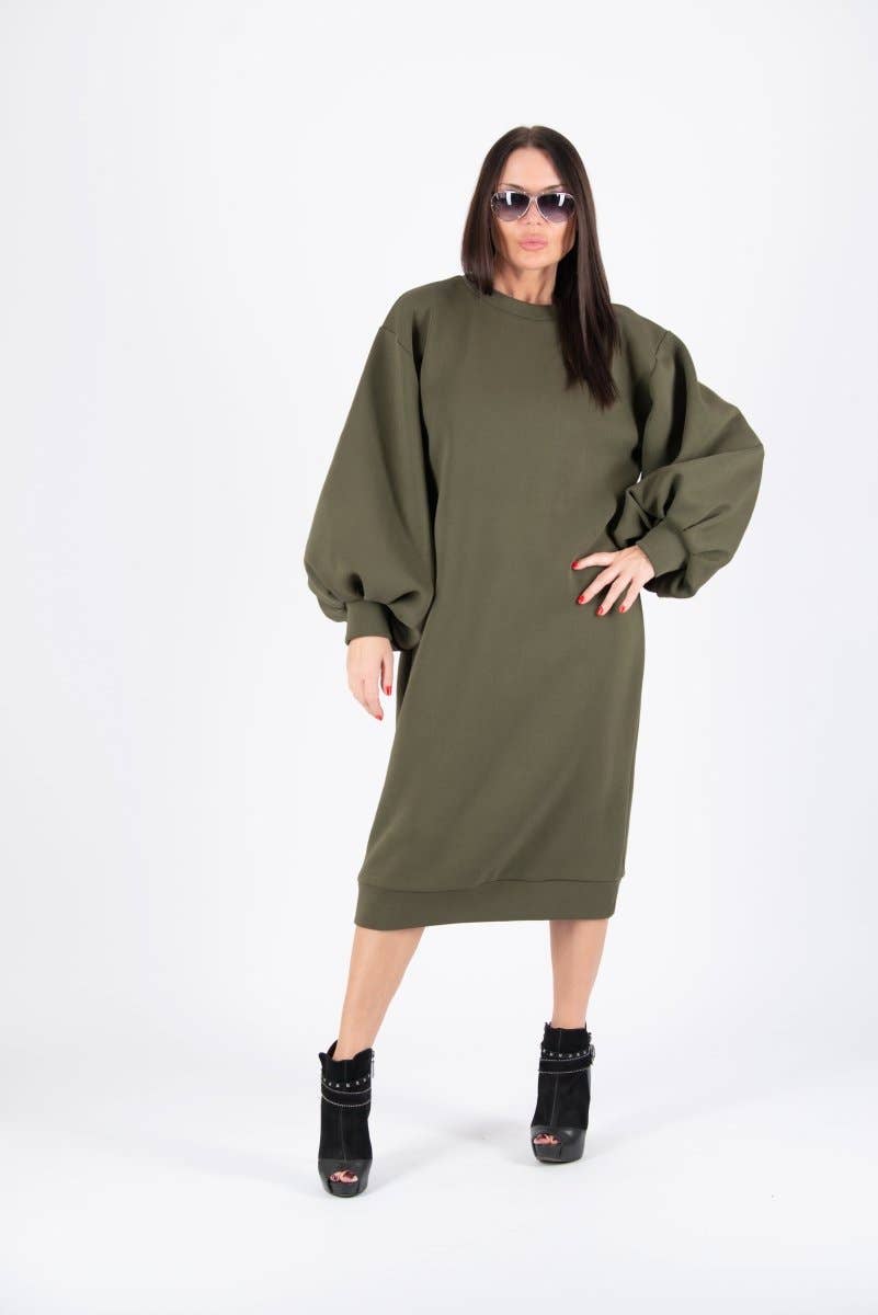 EUG fashion - Wholesale Dress - Women's - Sweatshirt Dress KARINA4