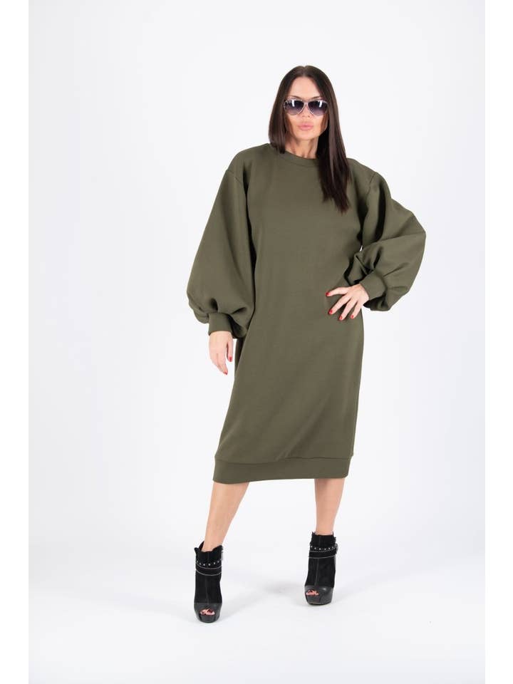 EUG fashion - Wholesale Dress - Women's - Sweatshirt Dress KARINA4