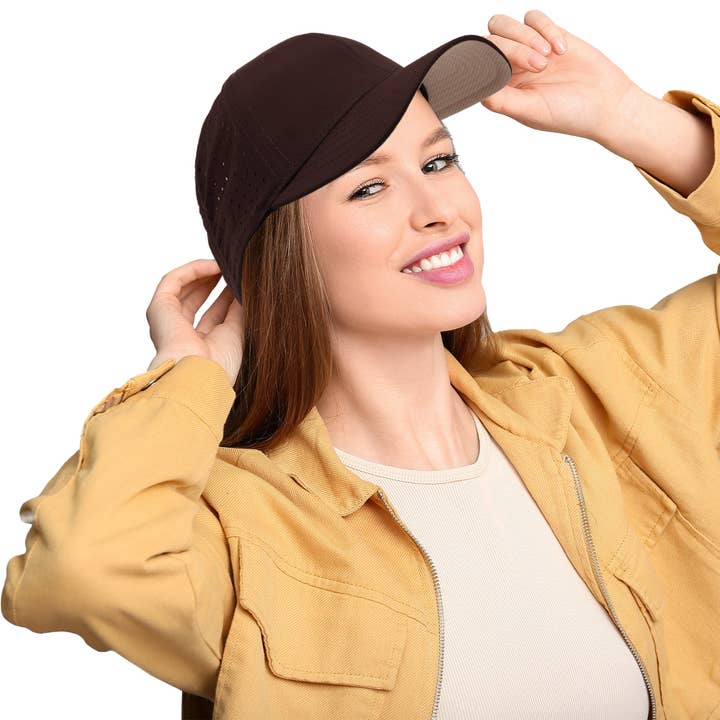 Concept One - Wholesale Baseball Cap - Unisex - FŪL Perforated Nylon Cap with 3D Rubber Logo and Elastic Logo Backstrap10