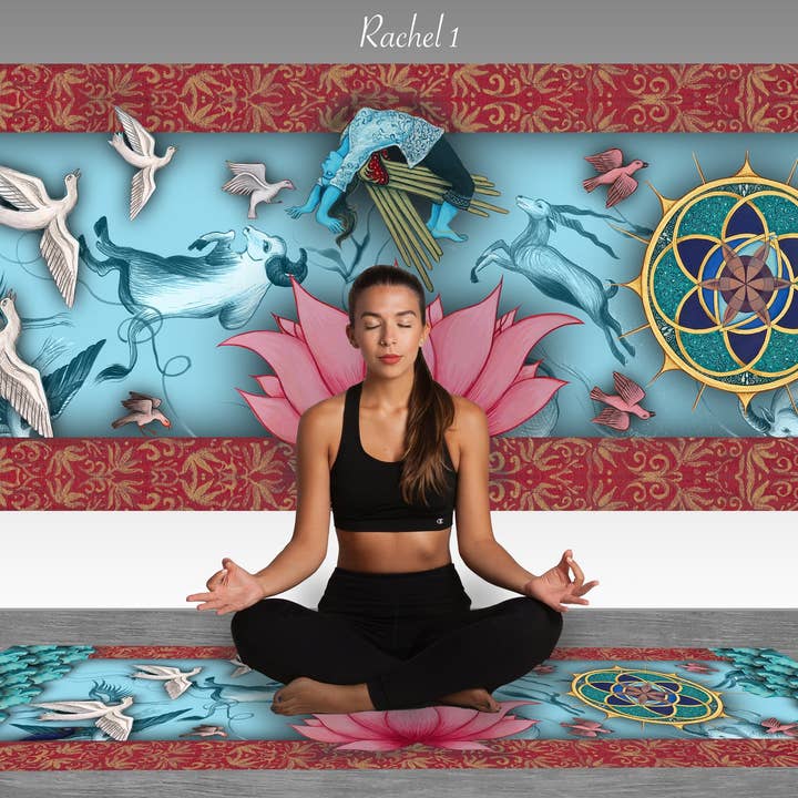 Yoga Mat - Rachel 1 for wholesale by Blue Like Me LLC