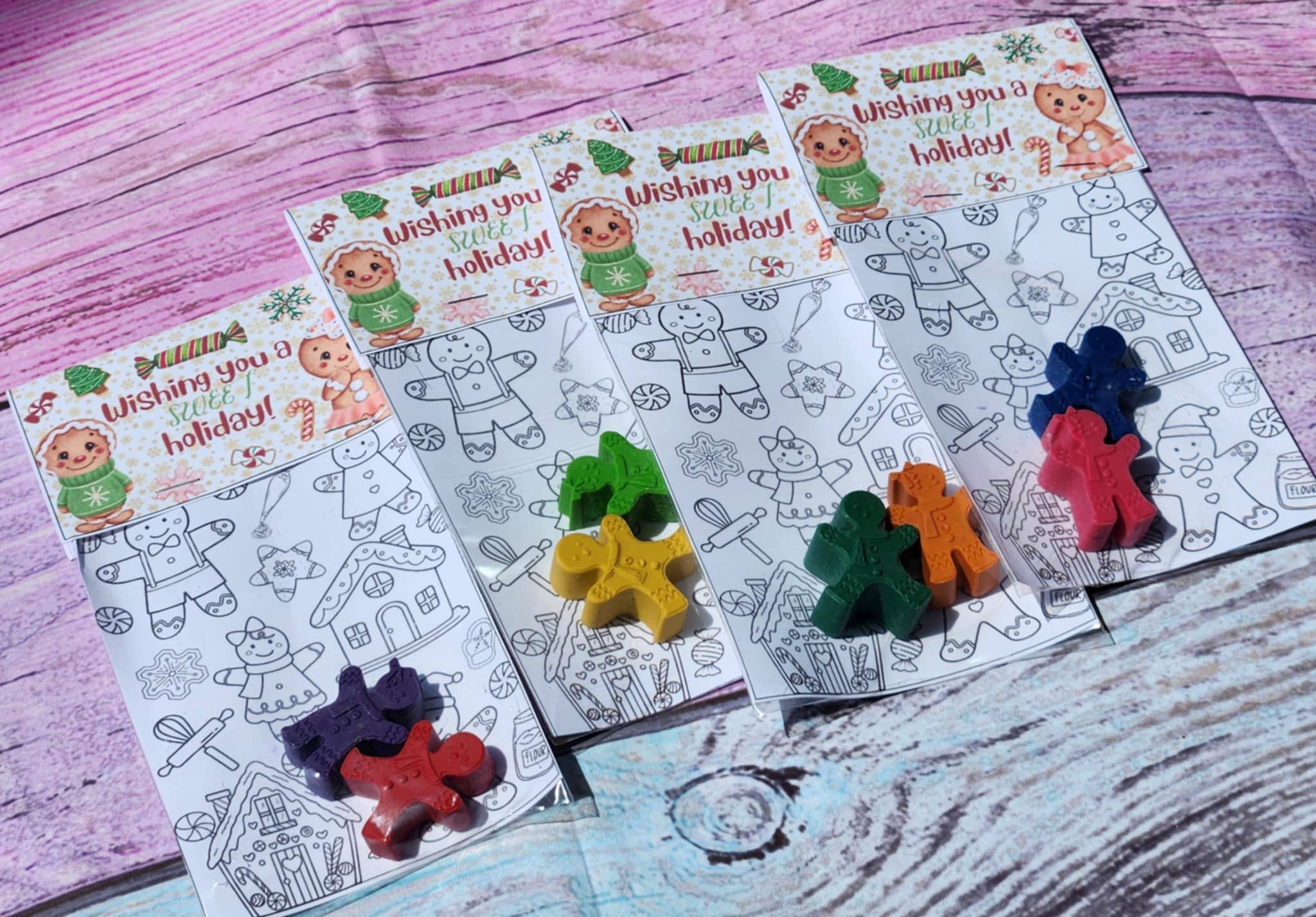 Snazzy Crayons – wholesale Festgåva – Pepparkakskritor med målarset | Julfest0