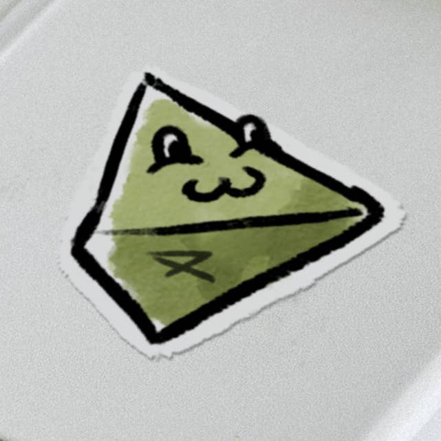 "D4" Dice D&D Sticker for Nerds, Gamers, RPG Lovers for wholesale by Aaron Millard Illustration