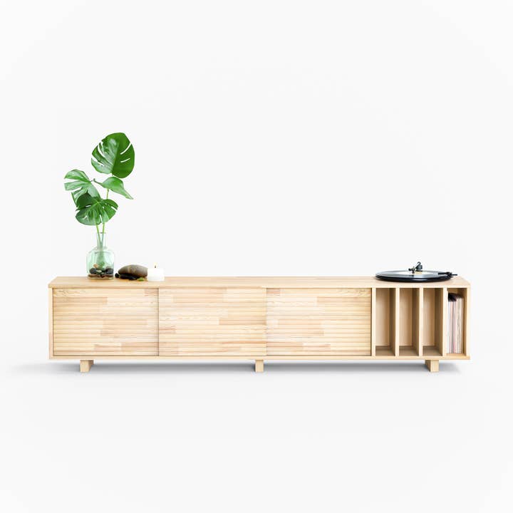 Solid Wood Media Center M1 for wholesale by Stoff Mobel