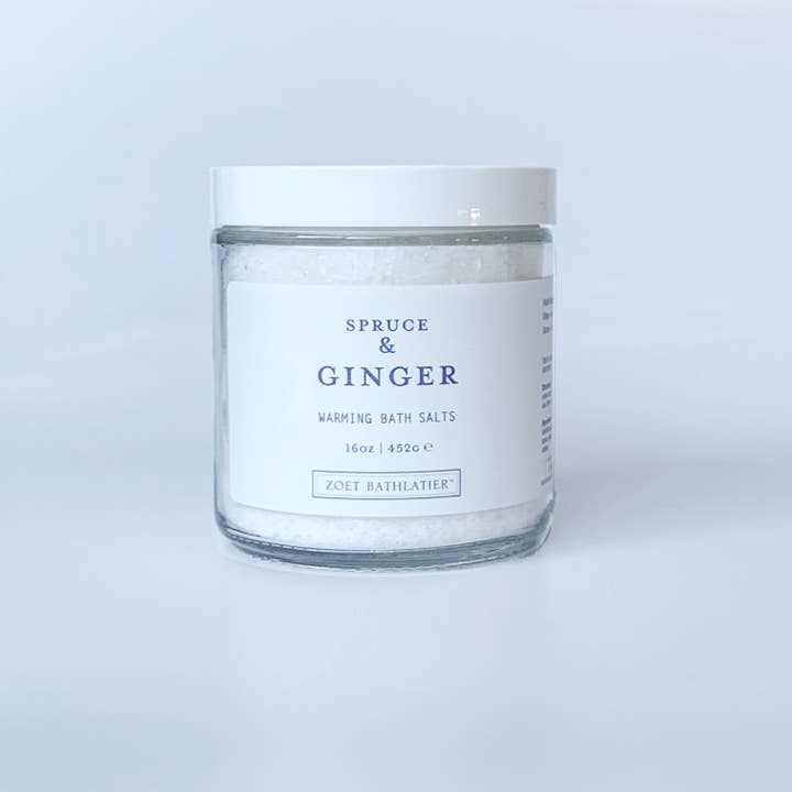Zoet Bathlatier – wholesale Bath salts – Spruce & Ginger Bath Salt
