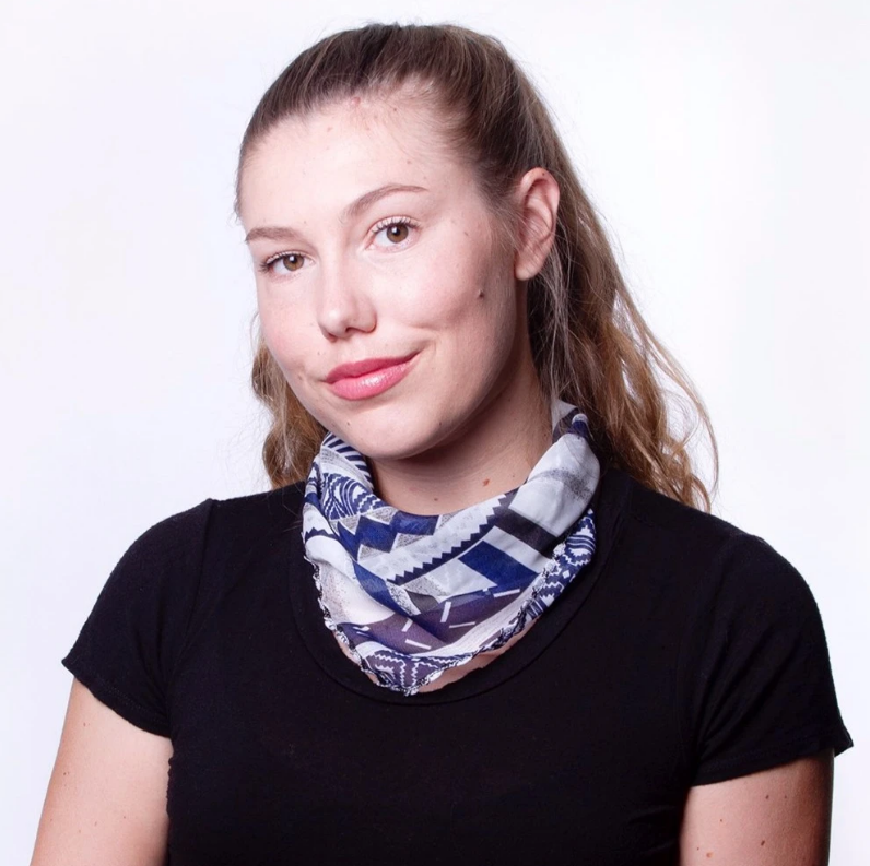 Melie Bianco - Venta al por mayor Bufanda - Mujer - Bufanda de gasa mascarilla blanco/negro/azul marino2