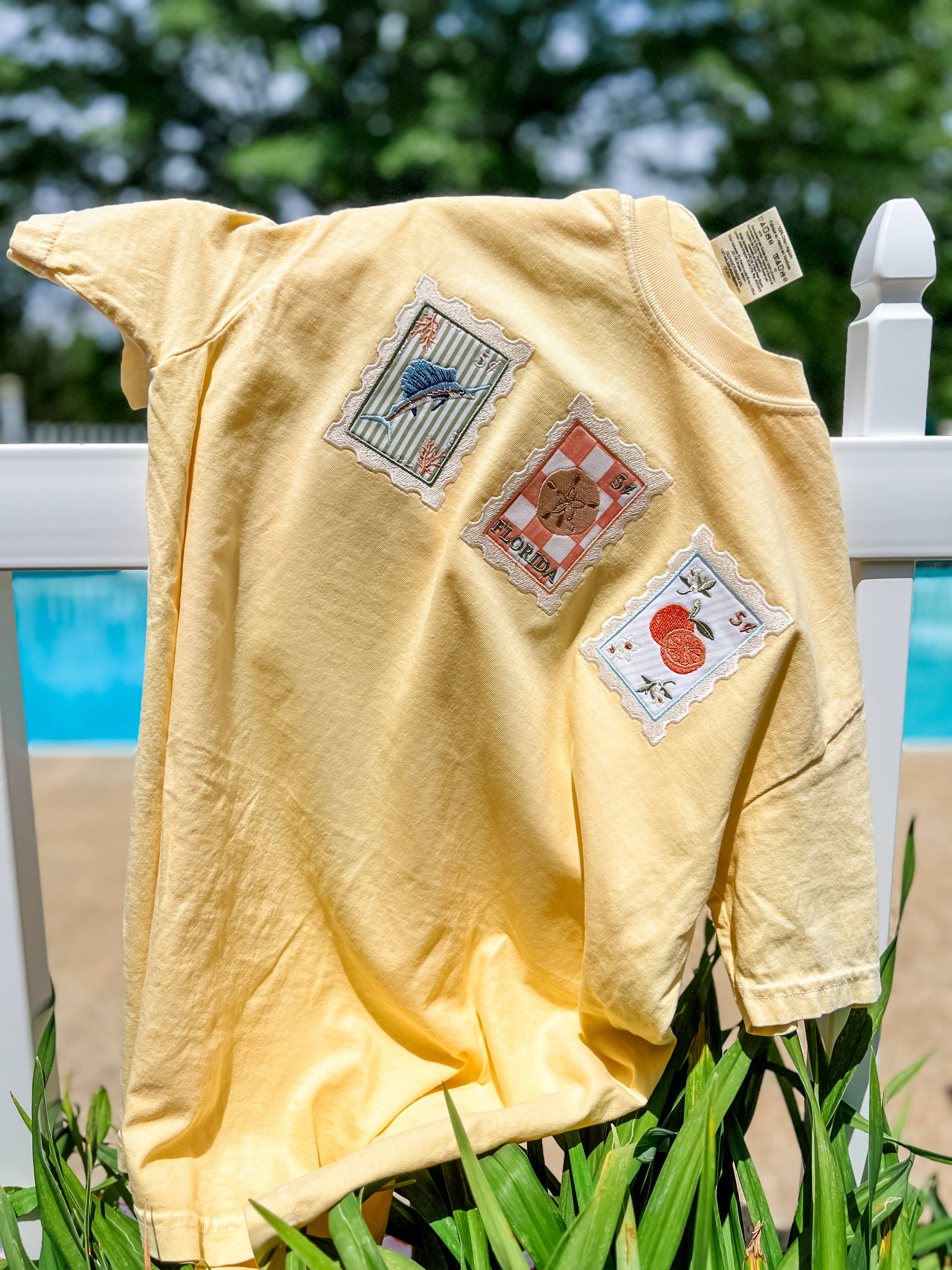 Stella Rose Monograms - Wholesale Sweatshirt - Women's - Florida State Stamps Appliqué Embroidered SWEATSHIRTS