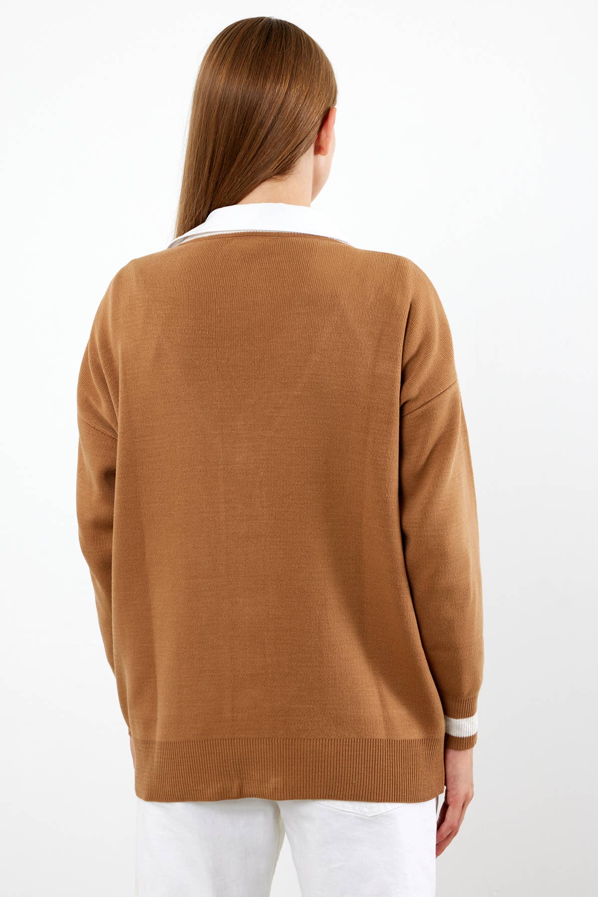 VAV NEW YORK – wholesale Kofta - Dam – Damkofta i midjelängd med randdetaljer från VAV NEW YORK10