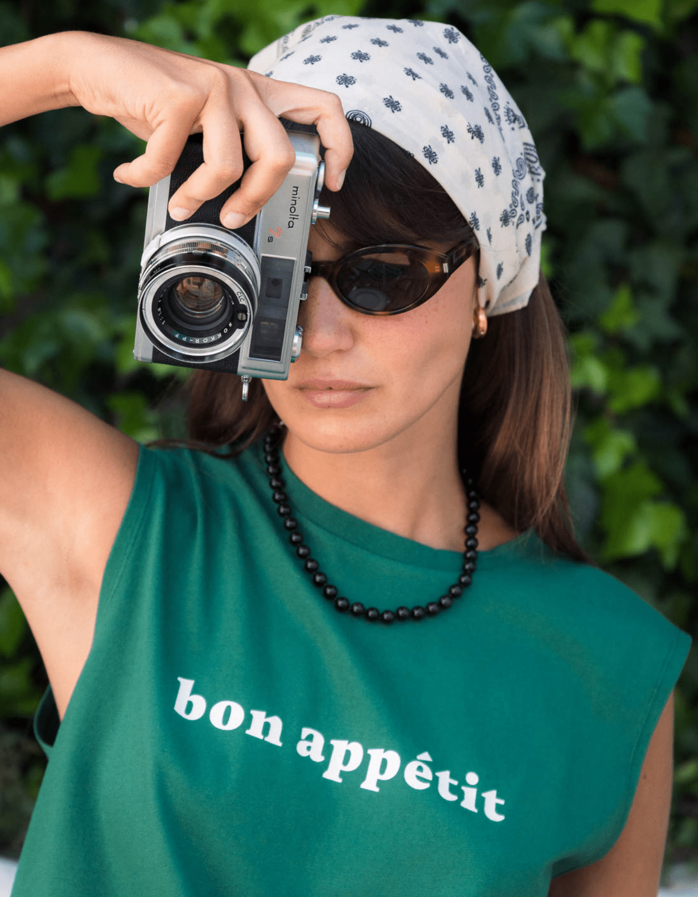 Le Mot - Wholesale Screen Printed T-Shirt - Women's - Bon Appétit Sleeveless T-shirt2