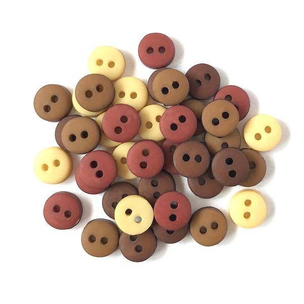 Buttons Galore & More - Wholesale Sewing Button/Snap - Natural Tiny Buttons0