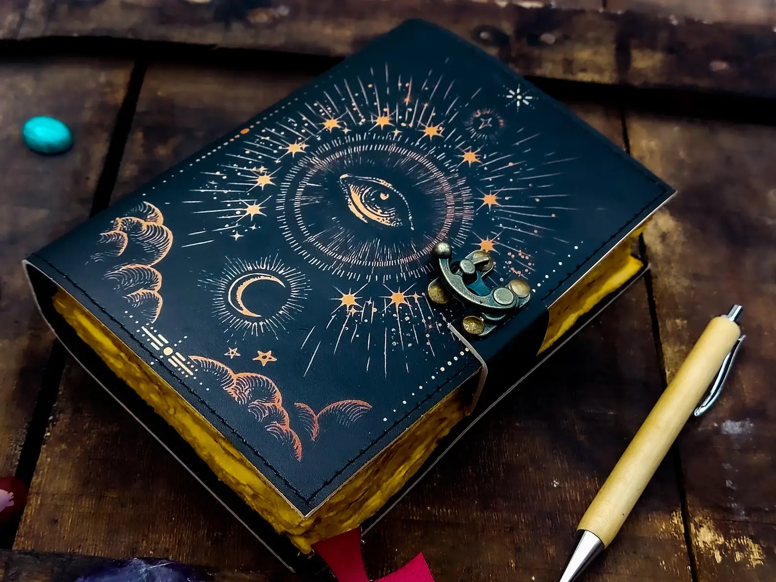 MNM HANDICRAFTS – wholesale Journal/diary – Book of Spells Grimoire Celestial Evil Eyes Journal Notebook3