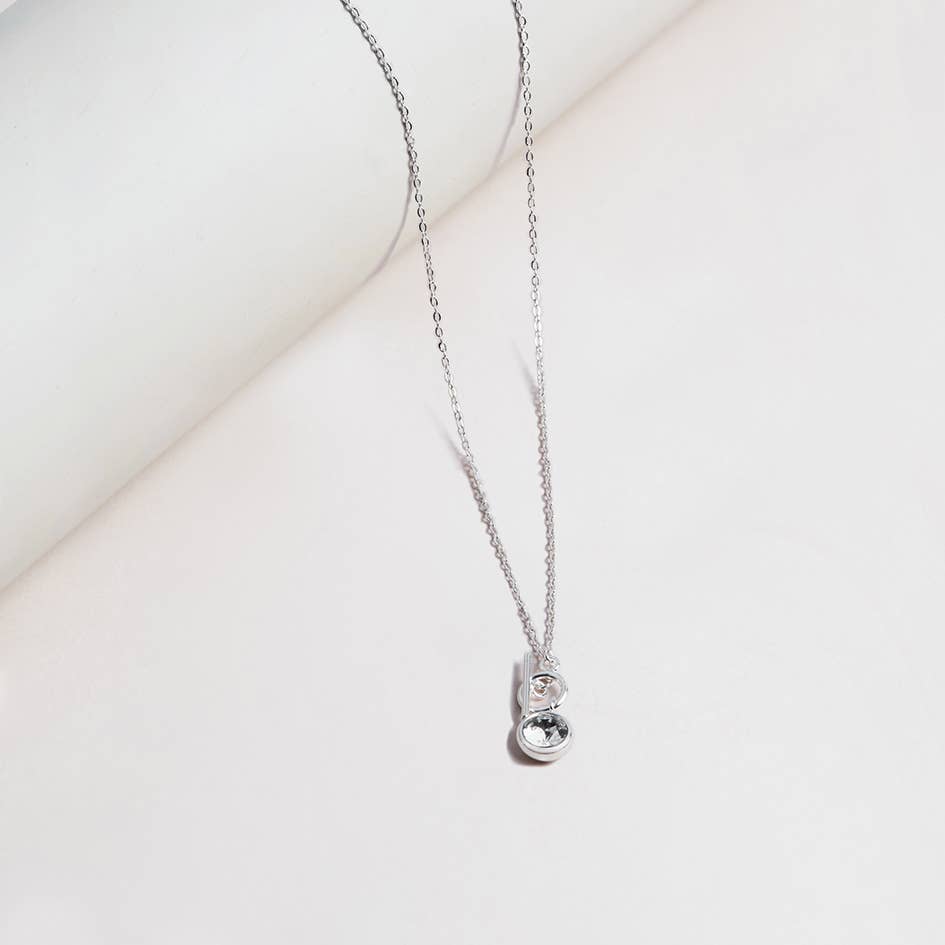 Super Amazing - Wholesale Pendant/Charm Necklace - Bezel Set Crystal Fob Necklace2