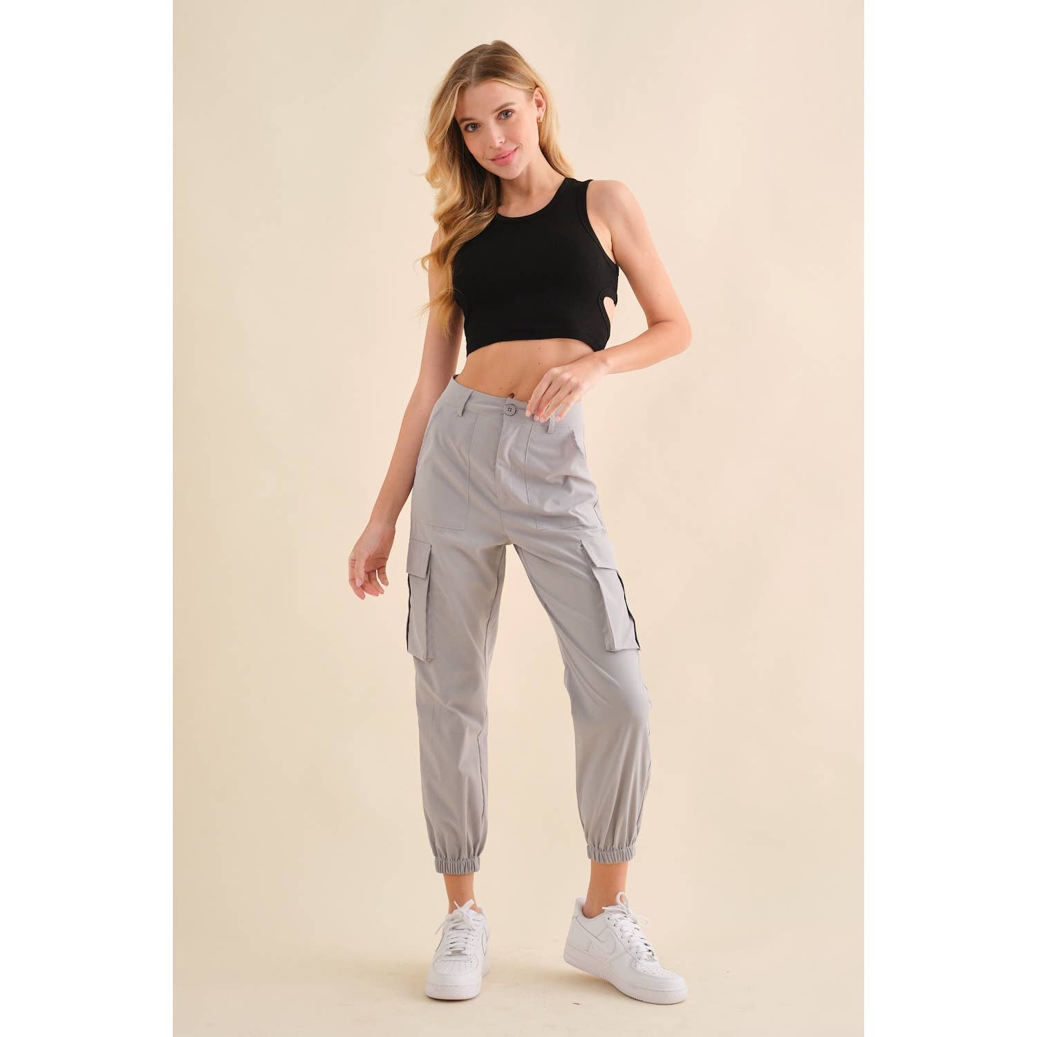 Hersy - Wholesale Athletic Sweatpants/Joggers - Women's - Cargo Jogger Pants-HP00291