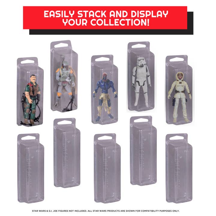 EVORETRO - Wholesale Toy set – Kids - Star Wars/GI-Joe 3.75" Figures PET ClamShell Cases - 50 pcs5