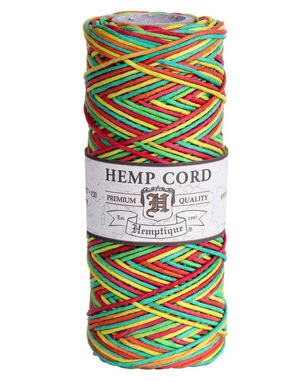 Hemptique - Wholesale Knutselbenodigdheden - #20 1 mm gekleurde henneptouw op spoelen6