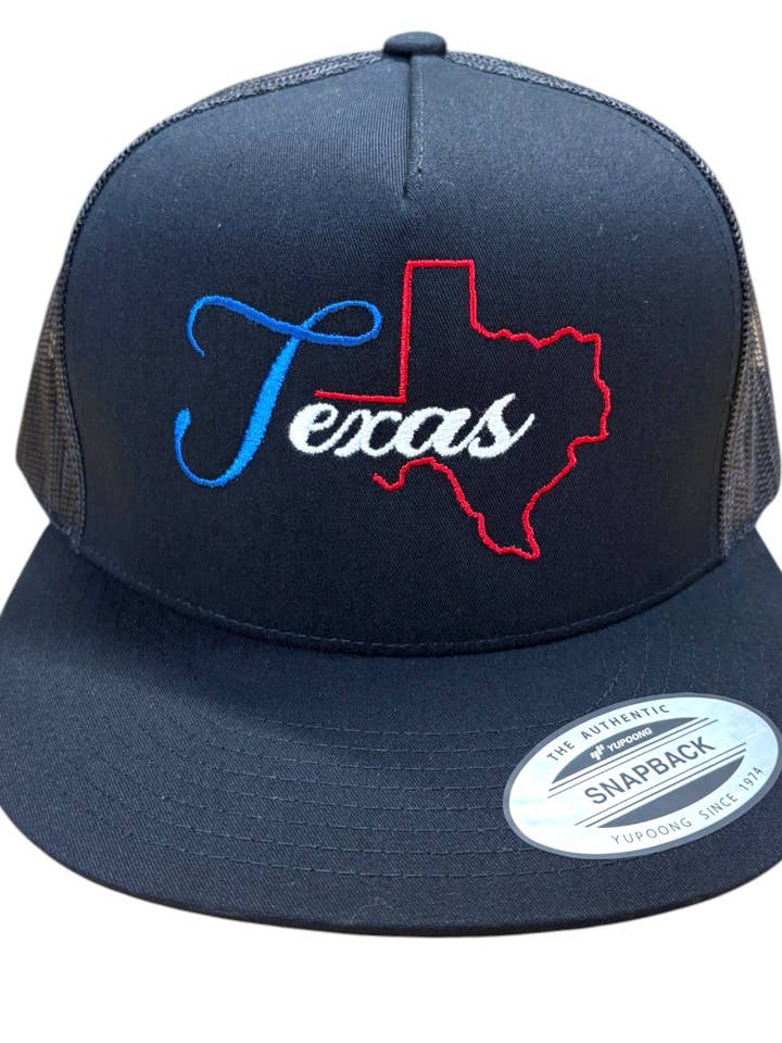 Texas State Pride Adjustable Embroidered Trucker Hat for wholesale by Multi-Vendor Sales
