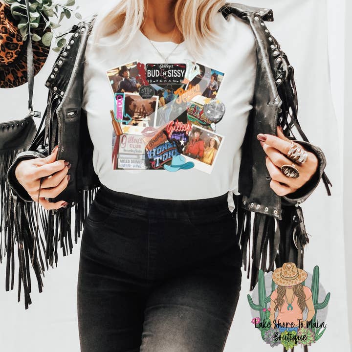 Lake Shore To Main - Wholesale Screen Printed T-Shirt - Women's - western shirt, rodeo, country music concert tee0