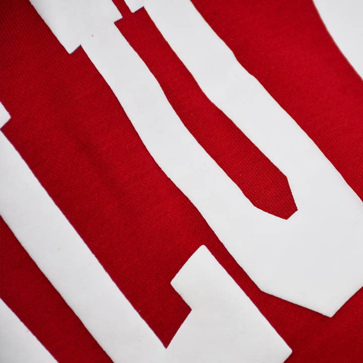 Crimson White Lulu Mac Sweatshirt Crimson/White - Puff for wholesale on Faire1