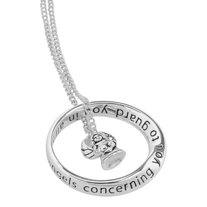 Cottage Garden – Colar pingente/pendente por atacado – Nk Salmo 91:11 Inspirando Anjo 18 Ch2